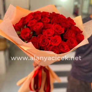  Manavgat Flower Delivery - 33 Red Roses 