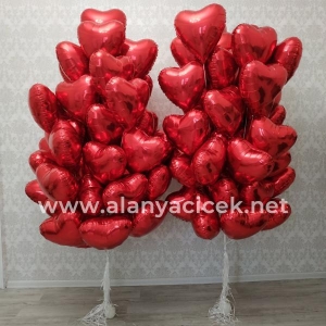  Manavgat Flower - 51 Heart Balloons