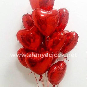  Manavgat Flower Order - 11 Heart Ballons