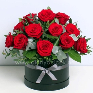 Manavgat Flower Delivery - 15 Red Roses in the Box