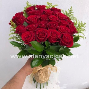  Manavgat Florist - Natural Bouquet 25 Roses
