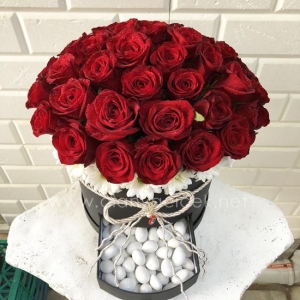  Manavgat Flower - 29 Rose Almond Candies