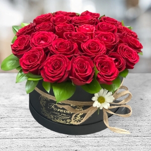  Manavgat Florist - 25 Red Roses in Box