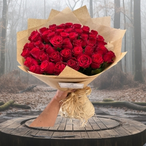  Manavgat Flower Order - 35 Roses Bouquet