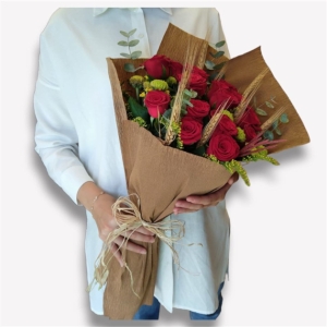  Manavgat Flower Order - 3 Roses and Krizantem
